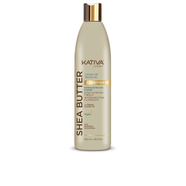Shea butter kookos & marulaöljy -hoitoaine 550 ml - KATIVA