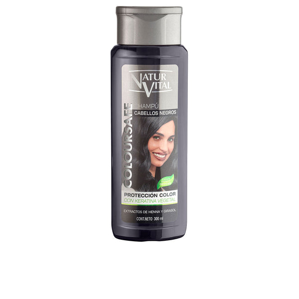 Champú color musta 300 ml - NATUR VITAL