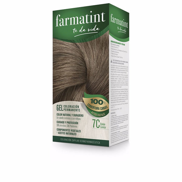 Farmatint gel pysyvä väri #7c-tuhkablondi 5 kpl - FARMATINT