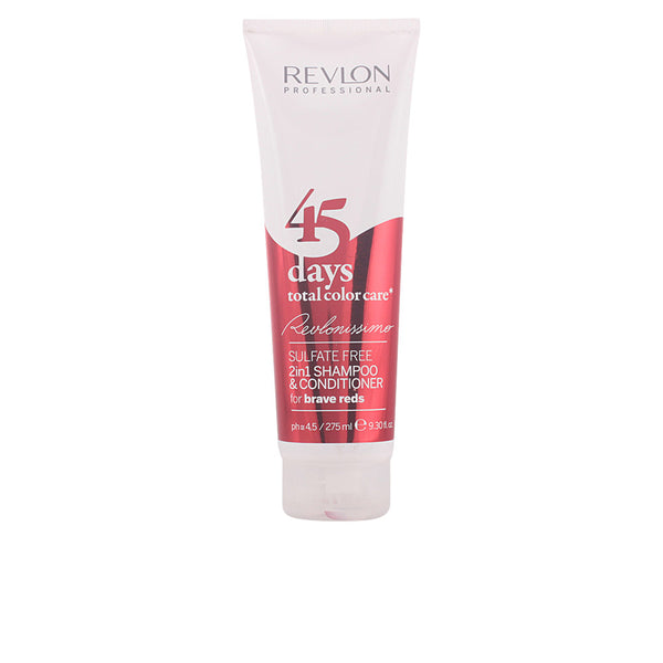 45 days 2in1 shampoo & conditioner brave reds -varten 275 ml - REVLON