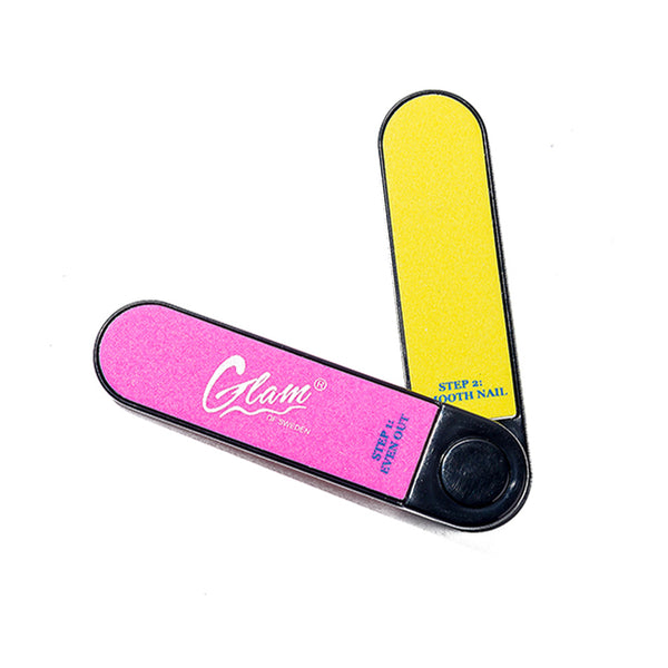 Nail-file 4-vaiheinen taitettava 1 kpl - GLAM OF SWEDEN