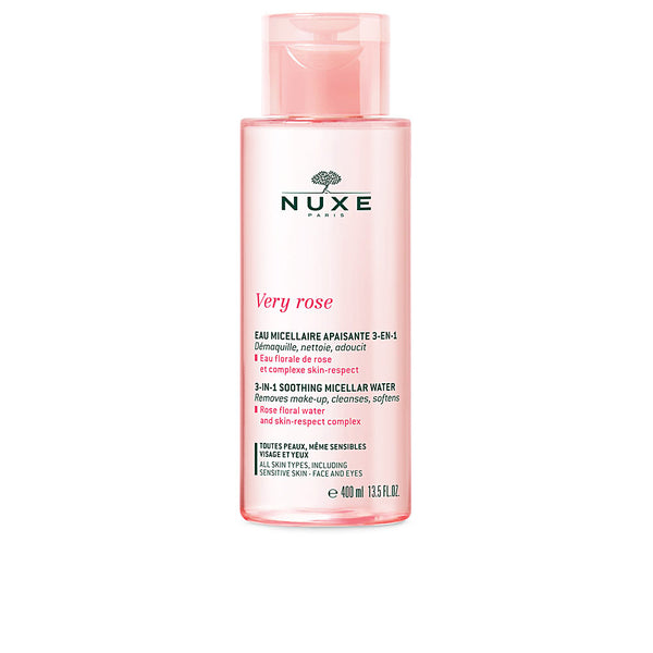 Very rose rauhoittava misellivesi 3in1 kaikille ihotyypeille 400 ml - NUXE