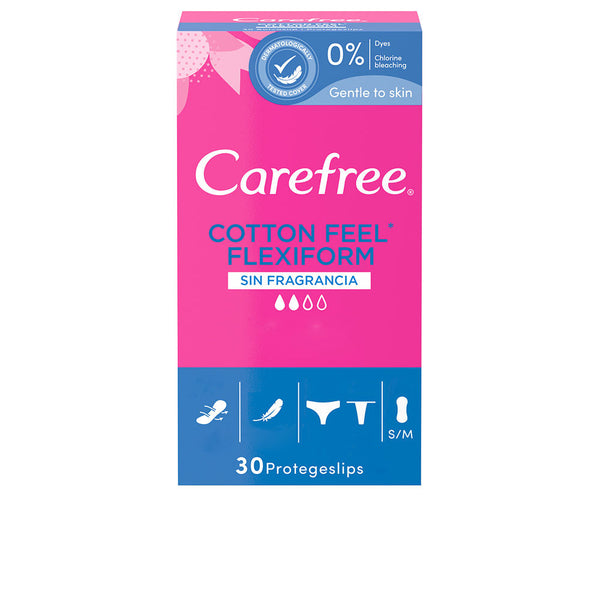 Carefree flexiform hengittävä alushousunsuojus, hajustamaton 30 kpl - CAREFREE