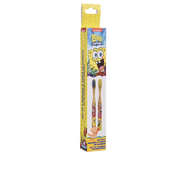 Spongebob bamboo toothbrush erä 2 kpl - TAKE CARE