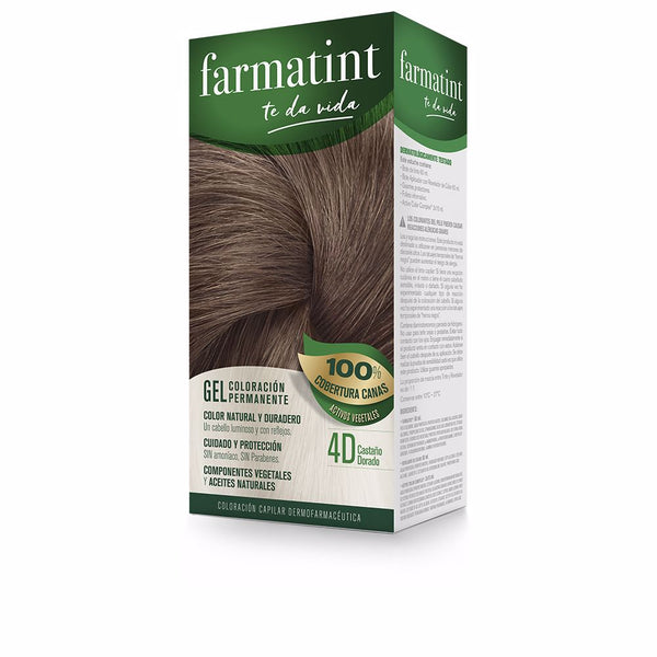 Farmatint gel pysyvä värjäys #4d-kultainen kastanja 5 kpl - FARMATINT