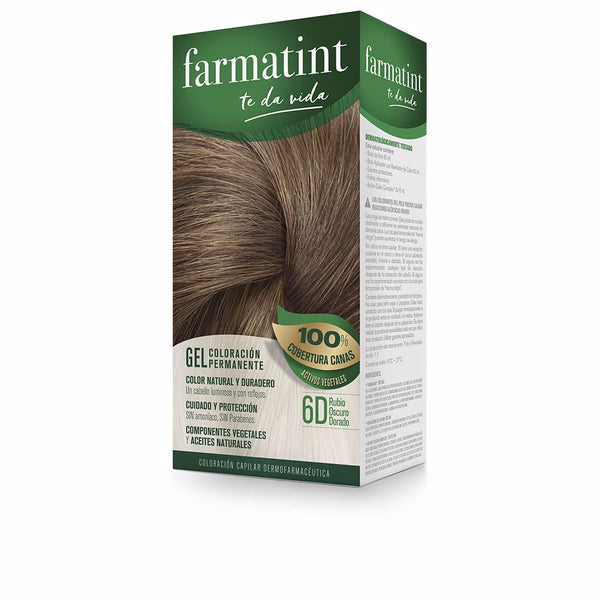 Farmatint gel kestävä värjäys #6d-tumma kultainen vaalea 5 kpl - FARMATINT