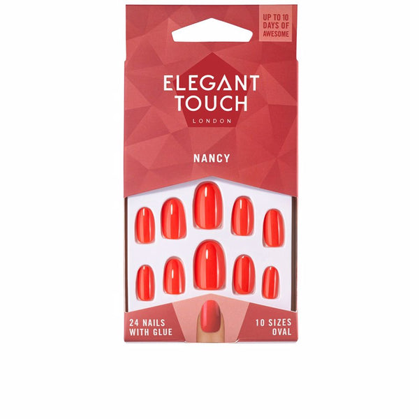 Polished colour kynnet liimalla, soikea #nancy - ELEGANT TOUCH