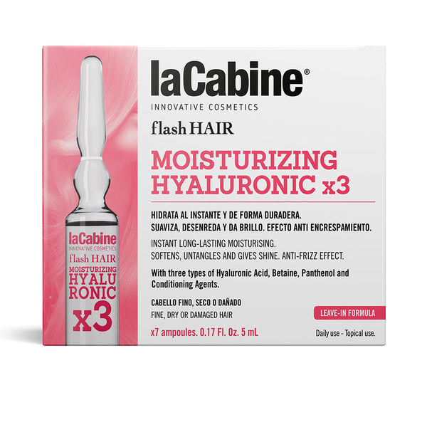 Flash hair hyaluronihappo kosteuttava 7 x 5 ml - LA CABINE