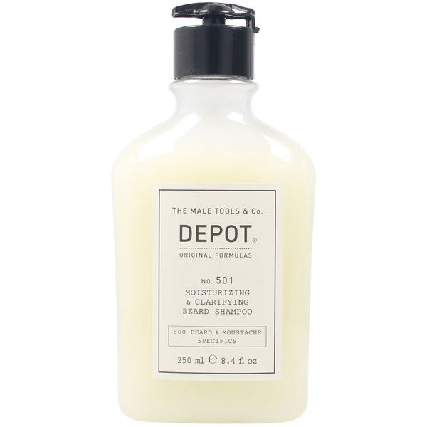 Beard & mustache nº501 kosteuttava & selkeyttävä partashampoo 250 ml - DEPOT
