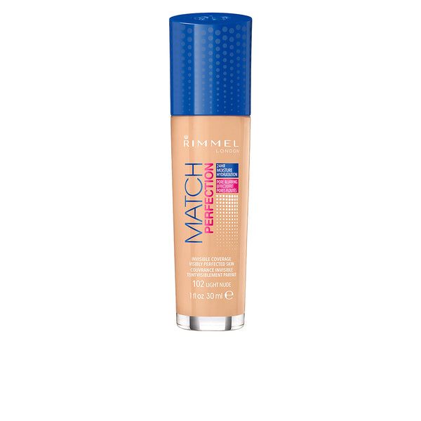 Match perfection foundation #102 - vaalea nude - RIMMEL LONDON