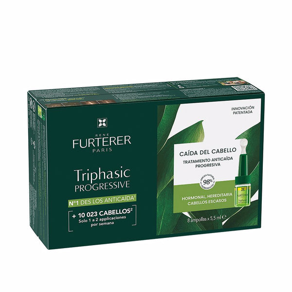 Triphasic progressive rituaali anti caída 8 x 5,5 ml - RENE FURTERER