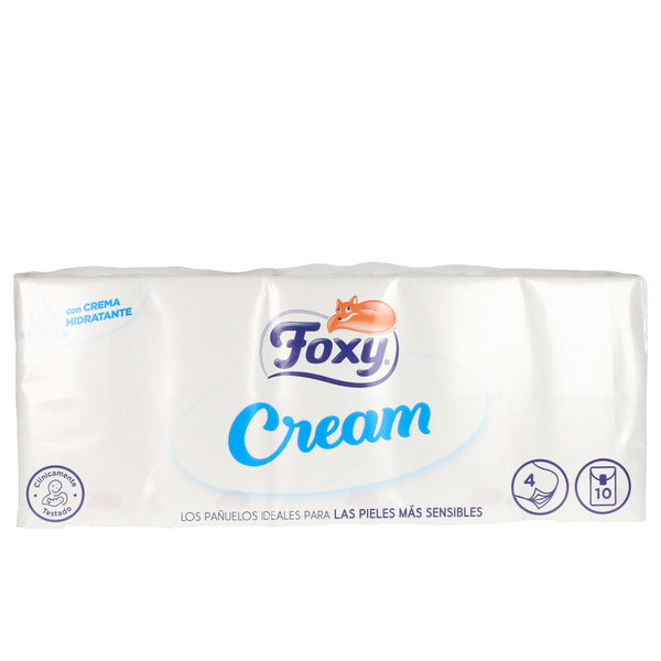 Cream nenäliinat herkälle iholle 10 x 9 kpl - FOXY
