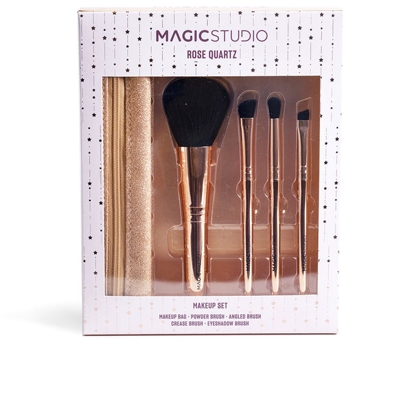 Rose quartz brochas -kotelo, 5 kpl - MAGIC STUDIO