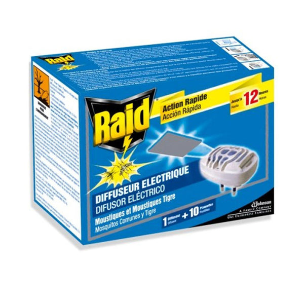 Anti-mosquito protection laite + 10 tablettia - RAID