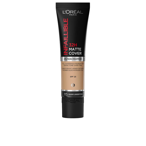 Infaillible 32h matte cover meikkivoide #115 lämmin sävy 30 ml - L'ORÉAL PARIS