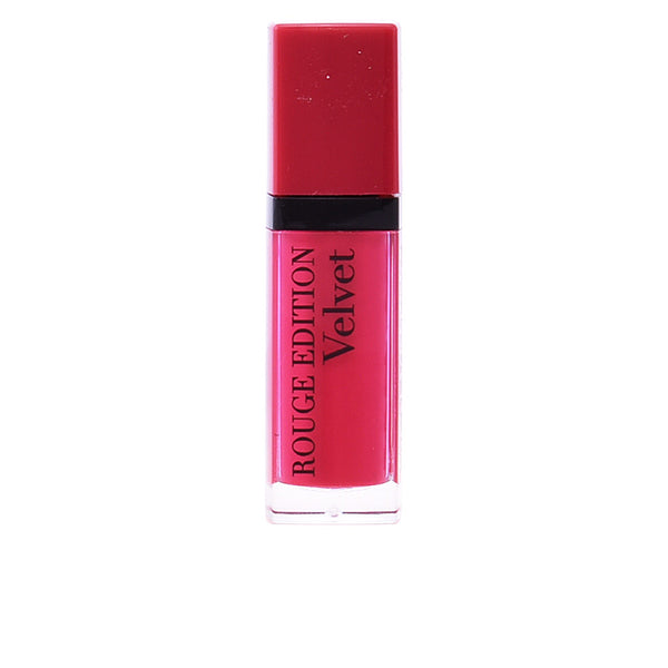 Rouge velvet nestemäinen huulipuna #05-olé flamingo! - BOURJOIS