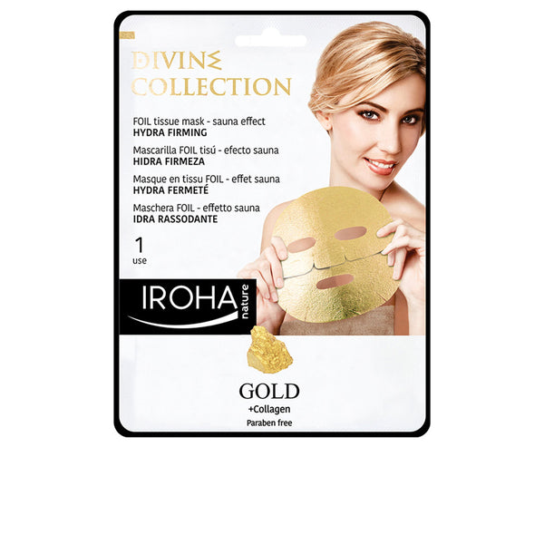Gold tissue hydra-kiinteyttävä kasvonaamio 1 käyttökerta - IROHA