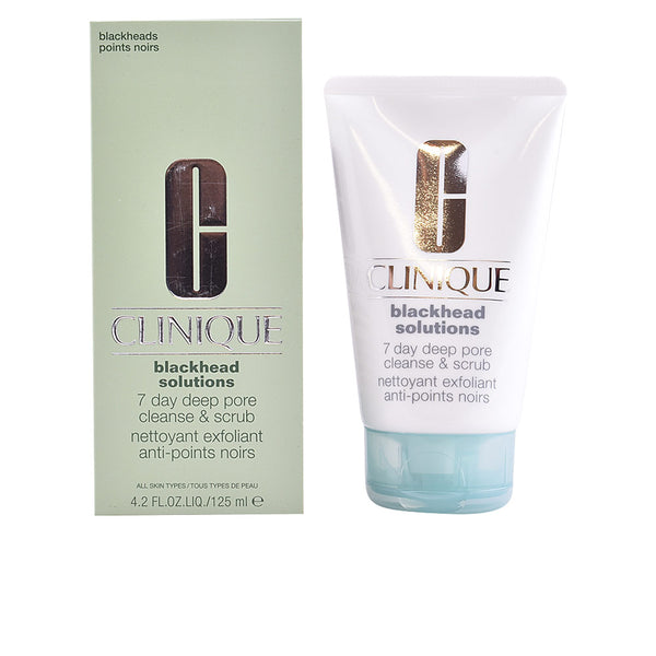 Blackhead solutions 7 päivän syvähuokosien puhdistaja & kuorinta 125 ml - CLINIQUE