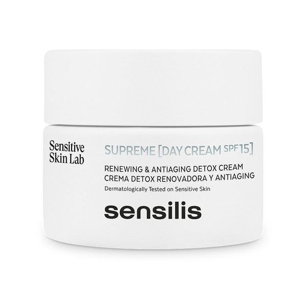 Supreme päivävoide spf15+ detox uudistava ja anti-aging 50 ml - SENSILIS