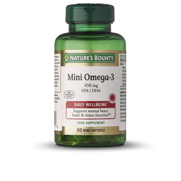 Mini omega-3 450 mg 60 mini pehmeät kapselit - NATURE'S BOUNTY