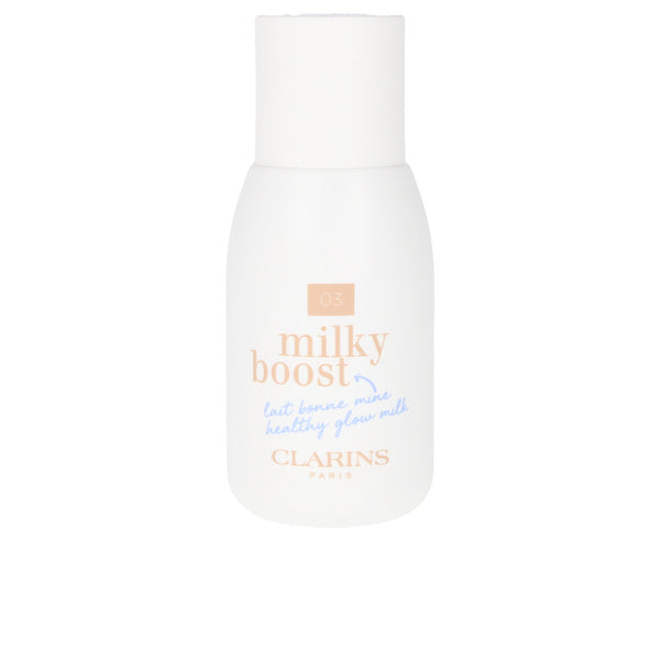 Milky boost maitomainen meikkivoide #03-milky cashew - CLARINS