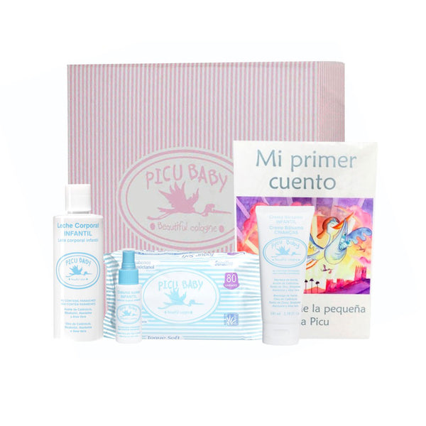Infantil caja rayas rosa new setti 5 kpl - PICU BABY
