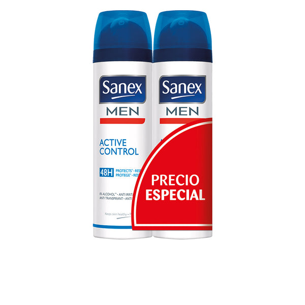 Men active control 48h deodoranttisuihke duo 2 x 200 ml - SANEX