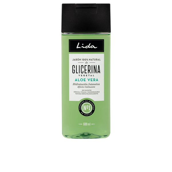 Jabón 100% natural glyseriini ja aloe vera 600 ml - LIDA