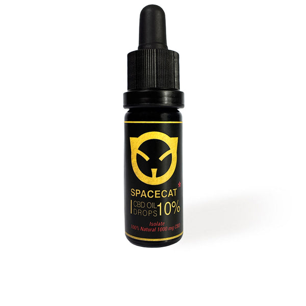 Cbd öljy 10% (1000mg) täyden spektrin runsaasti cannabidiolia 10 ml - SPACECAT