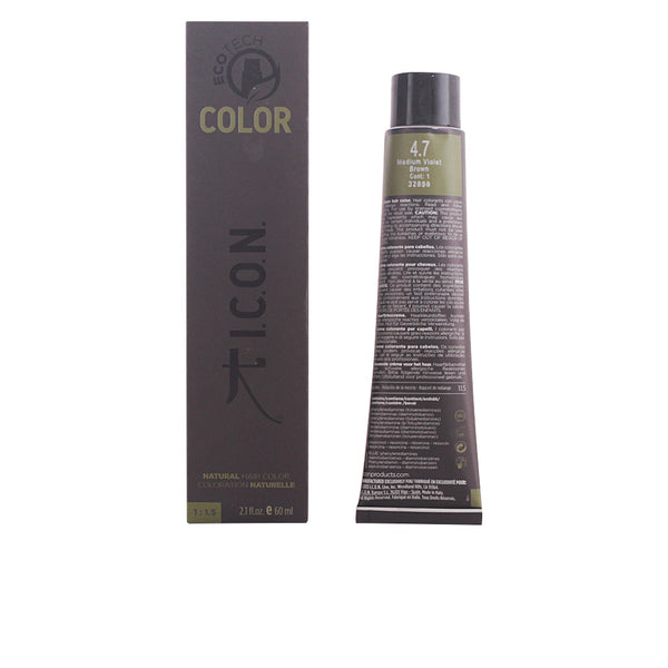 Ecotech color luonnollinen väri #4.7 keskiruskea violetti - I.C.O.N.