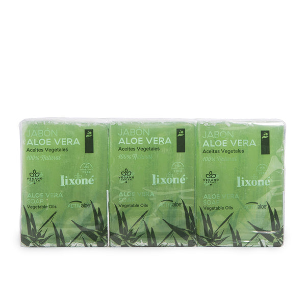 Aloe vera saippua kuivalle tai herkälle iholle 3 x 125 gr - LIXONE