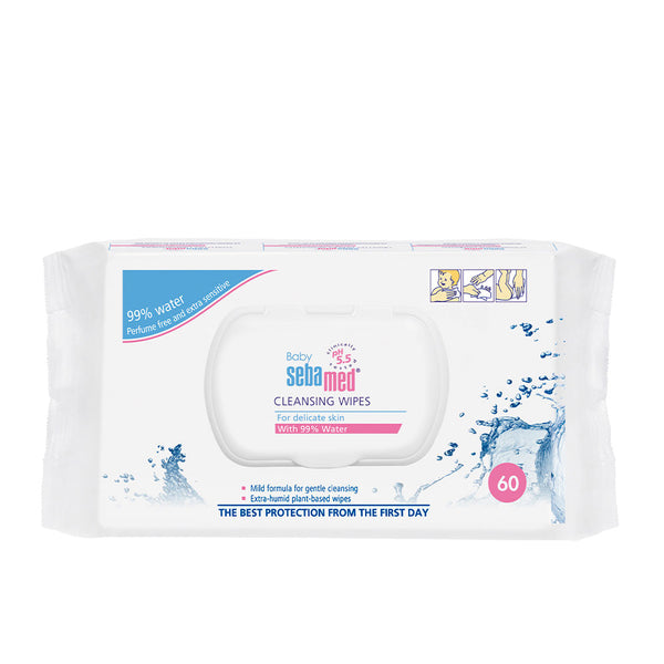 Baby puhdistuspyyhkeet 60 kpl - SEBAMED