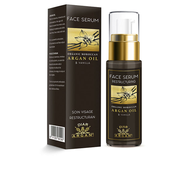 Restructuring facial serum puhdas argan ja vanilja 30 ml - DIAR ARGAN