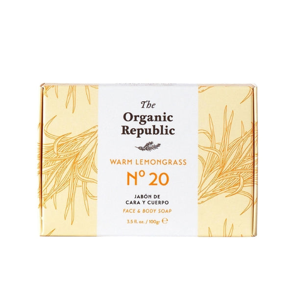 Jabón sitruunaruoho 100 gr - THE ORGANIC REPUBLIC