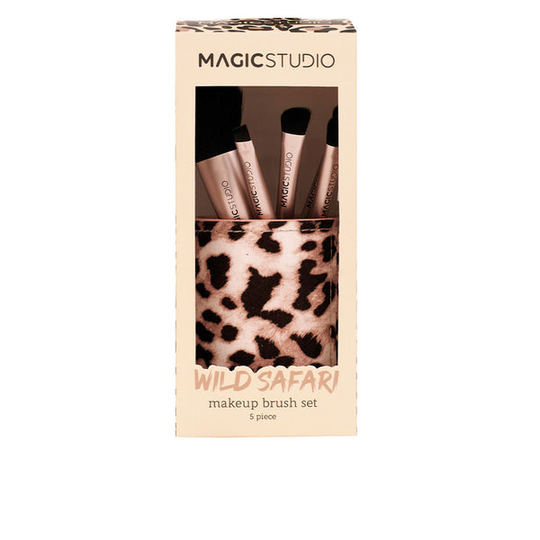 Wild safari make up brush setti 5 kpl - MAGIC STUDIO