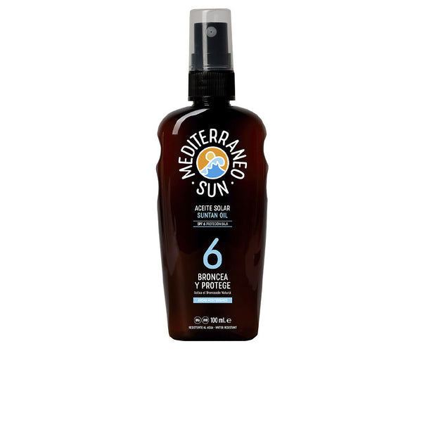 Coconut aurinkoöljy tummaan päivetymiseen spf6 100 ml - MEDITERRANEO SUN
