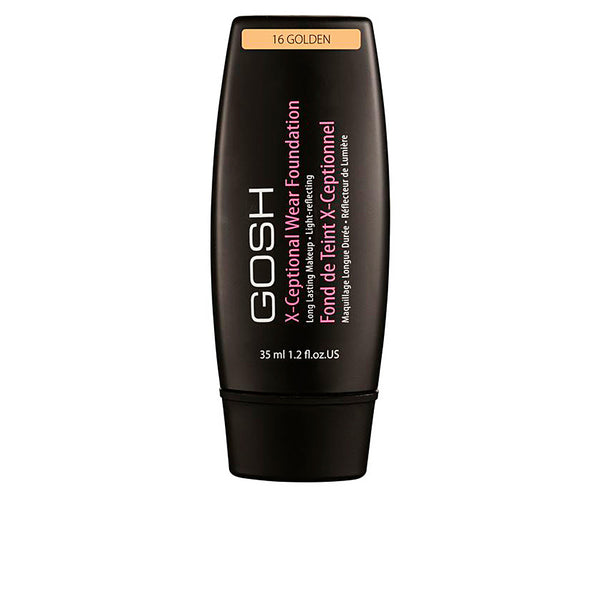 X-ceptional wear foundation pitkäkestoinen meikkivoide #16-golden 35 ml - GOSH