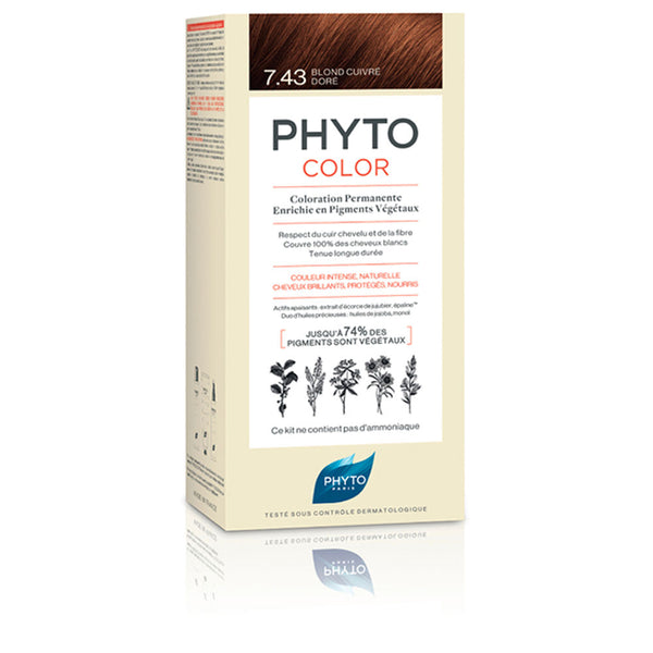 Phytocolor #7.43-kultainen kuparivaalea 4 u - PHYTO