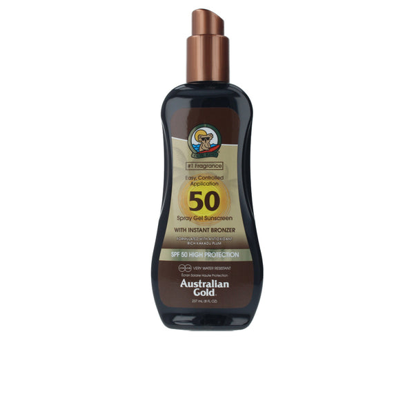 Sunscreen spf50 spray gel heti vaikuttavalla rusketusvoiteella 237 ml - AUSTRALIAN GOLD
