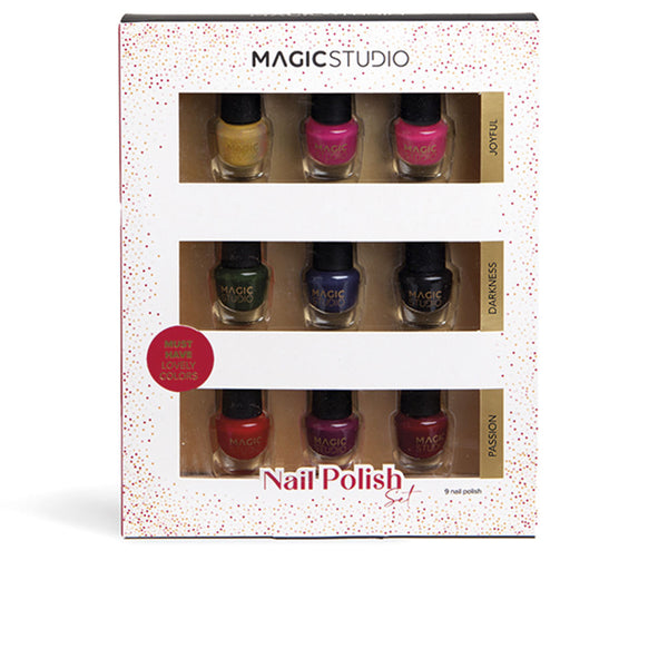 Colorful complete nail polish lot 9 kpl - MAGIC STUDIO