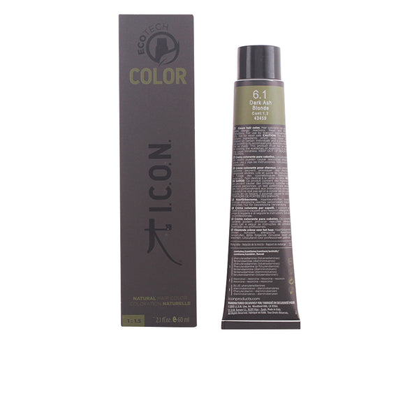 Ecotech color luonnollinen väri #6.1 tumma tuhkablondi - I.C.O.N.