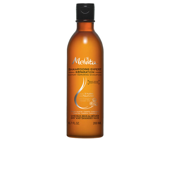 Korjaava shampoo kuivalle ja vaurioituneelle hiukselle 200 ml - MELVITA