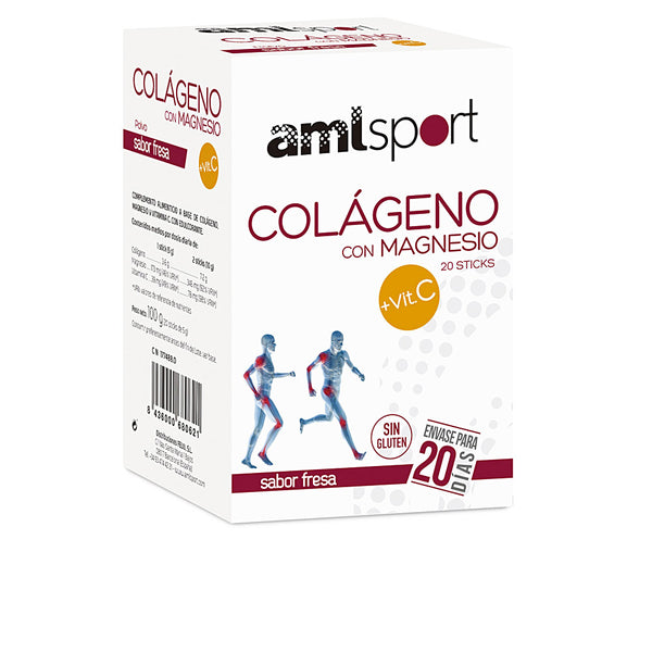 Colágeno Con Magnesio + Vit.C Sabor Fresa 20 Sticks