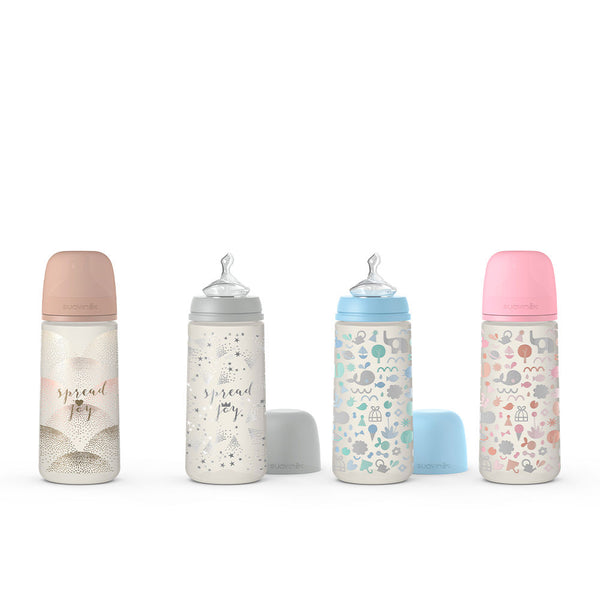 Línea clásica klassinen tuttipullo anatomisella tuttilla t2l 360 ml - SUAVINEX
