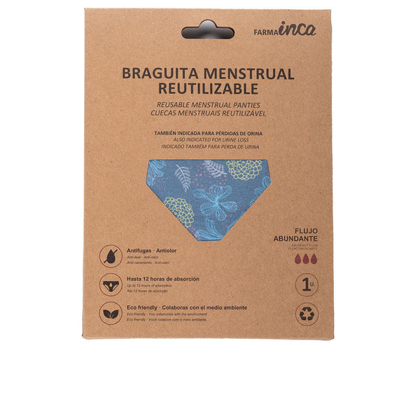 Menstrual Panties Super Absorption #Blue Size M 1 Unit