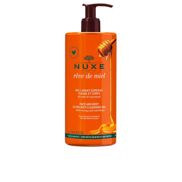 Rêve de miel dermatologinen puhdistusgeeli 750 ml - NUXE