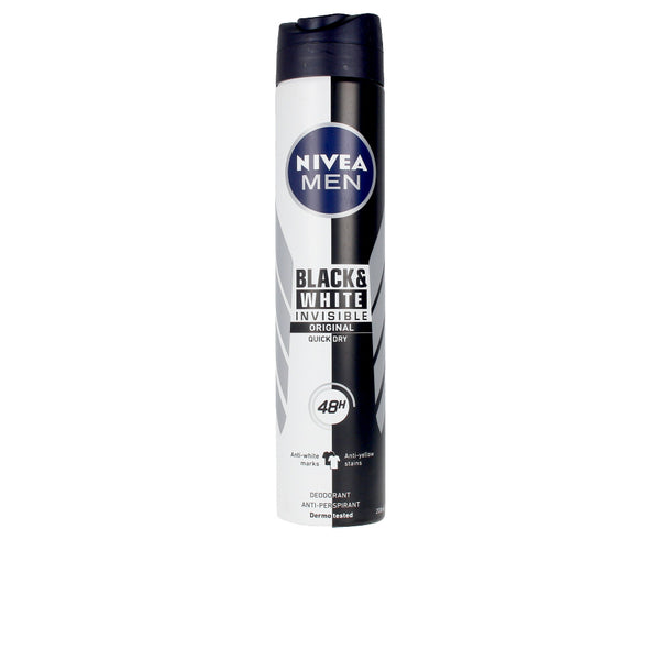 Men black & white invisible deodoranttisuihke 200 ml - NIVEA
