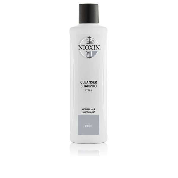 System 1 - shampoo - luonnolliset hiukset, vähäinen tiheyden vähentyminen - vaihe 1 300 ml - NIOXIN