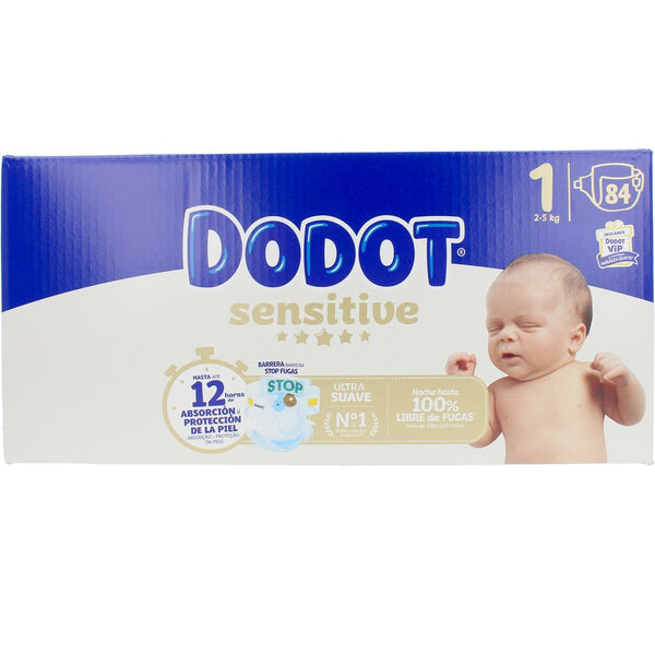 Dodot Sensitive Rn Size 1 Diapers 2-5 Kg 84 Units