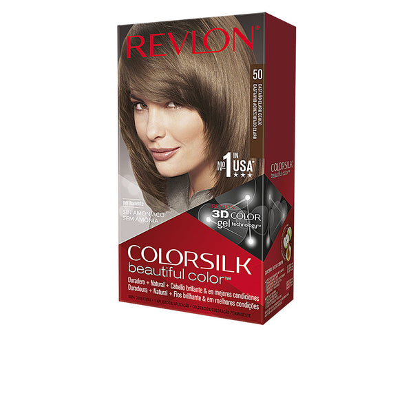 Colorsilk väriaine #50-vaalea tuhka-kastanja 1 kpl - REVLON MASS MARKET